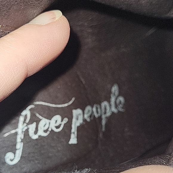 Free People Cecile ankle boots brown/camel sz EU 40 US 9 suede - Picture 7 of 11